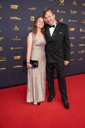 Golden Hen 2026 Red Carpet Red Carpet Stephan Grossmann and his wife Lidija Golden Hen 2026, September 4, 2026, Leipzig Copyright: xEventpressxFuhrx