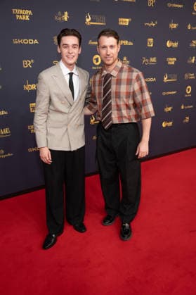 Golden Hen 2026 Red Carpet Red Carpet Sebastian Schweizer and Mike Leon Lichtenberg Golden Hen 2026, September 4, 2026, Leipzig Copyright: xEventpressxFuhrx