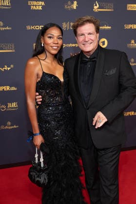 Golden Hen 2026 Red Carpet Red Carpet Francis Fulton Smith and his partner Salomea Golden Hen 2026, September 4, 2026, Leipzig Copyright: xEventpressxFuhrx