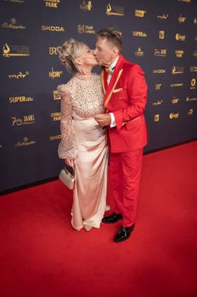Golden Hen 2026 Red Carpet Red Carpet Hans Jürgen Beyer and Manuela Golden Hen 2026, April 9, 2026, Leipzig Copyright: xEventpressxFuhrx