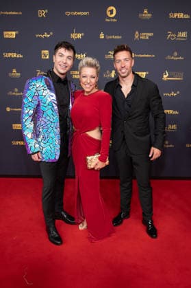 Golden Hen 2026 Red Carpet Red Carpet Julian David, Anita Hofmann, and Ramon Roselly Golden Hen 2026, September 4, 2026, Leipzig Copyright: xEventpressxFuhrx
