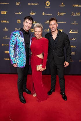 Golden Hen 2026 Red Carpet Red Carpet Julian David, Anita Hofmann, and Ramon Roselly Golden Hen 2026, September 4, 2026, Leipzig Copyright: xEventpressxFuhrx