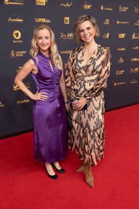 Golden Hen 2026 Red Carpet Red Carpet Julia Menger and Katharina Rabillon Golden Hen 2026, September 4, 2026, Leipzig Copyright: xEventpressxFuhrx