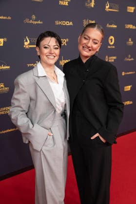 Golden Hen 2026 Red Carpet Red Carpet Tahnee Schaffarczyk and his wife Juliette Schoppmann Golden Hen 2026, September 4, 2026, Leipzig Copyright: xEventpressxFuhrx