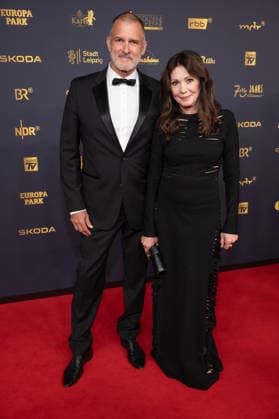 Golden Hen 2026 Red Carpet Red Carpet Iris Berben and Heiko Kiesow Golden Hen 2026, September 4, 2026, Leipzig Copyright: xEventpressxFuhrx