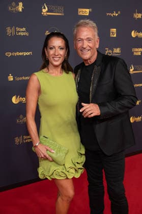 Golden Hen 2026 Red Carpet Red Carpet Olaf Berger and his wife Julia Golden Hen 2026, April 9, 2026, Leipzig Copyright: xEventpressxFuhrx