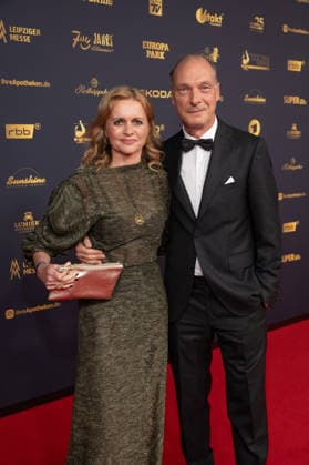 Golden Hen 2026 Red Carpet Red Carpet Martin Brambach and his wife Christine Sommer Golden Hen 2026, September 4, 2026, Leipzig Copyright: xEventpressxFuhrx