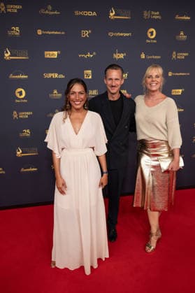 Golden Hen 2026 Red Carpet Red Carpet Amy Mußul, Simon Böer, and Melanie Marschke Golden Hen 2026, September 4, 2026, Leipzig Copyright: xEventpressxFuhrx