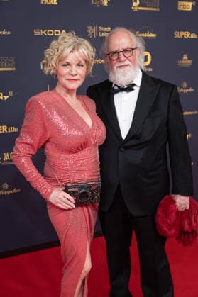 Golden Hen 2026 Red Carpet Red Carpet Anne Kasprik and her husband Oren Golden Hen 2026, April 9, 2026, Leipzig Copyright: xEventpressxFuhrx