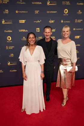 Golden Hen 2026 Red Carpet Red Carpet Amy Mußul, Simon Böer, and Melanie Marschke Golden Hen 2026, September 4, 2026, Leipzig Copyright: xEventpressxFuhrx