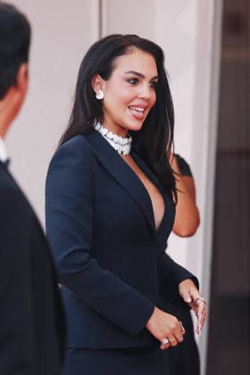 IPA88124763 - Venice, 83rd Venice International Film Festival The red carpet for the film *Mr. Nelson, Did You Kill People?* during the 83rd Venice International Film Festival at the Palazzo del Cinema. Pictured: Georgina Rodriguez  Copyright: xAlessandroxBremecx xx 88124763