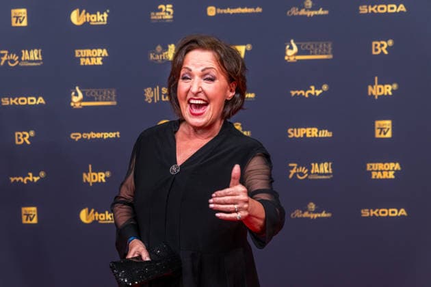 LEIPZIG, GERMANY, SEPTEMBER 4, 2026 The 2026 Golden Hen Awards ceremony on the red carpet in Exhibition Hall 1 in Leipzig. Once again, the gala will honor personalities from the worlds of entertainment, television, music, and sports will be honored Singer Ute Freudenberg 2026 Golden Hen Awards Red Carpet