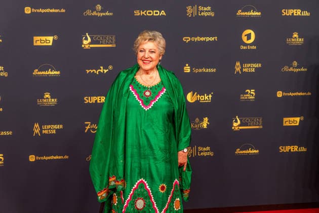 LEIPZIG, GERMANY, SEPTEMBER 4, 2026 The 2026 Golden Hen Awards ceremony on the red carpet in Exhibition Hall 1 in Leipzig. At the gala, personalities from the worlds of entertainment, television, music, and sports will once again be honored Marie Luise Marjan, Mutter Beimer 2026 Golden Hen Red Carpet
