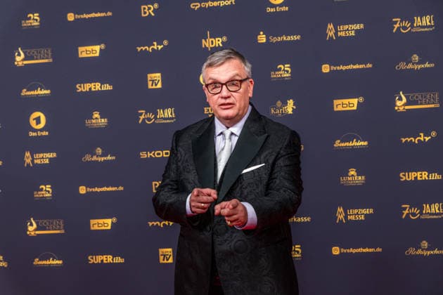 LEIPZIG, GERMANY, SEPTEMBER 4, 2026 The 2026 Golden Hen Awards ceremony on the red carpet in Exhibition Hall 1 in Leipzig. At the gala, personalities from the worlds of entertainment, television, music, and sports will once again be honored. Actor, host, Hans Peter Hape Kerkeling 2026 Golden Hen Awards Red Carpet