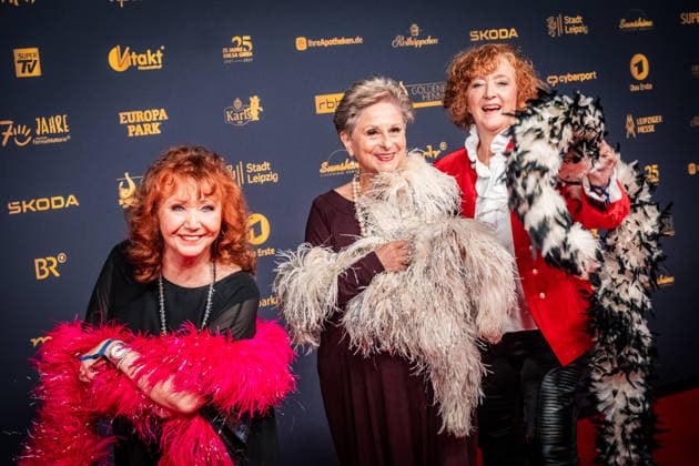 LEIPZIG, GERMANY, SEPTEMBER 4, 2026 The 2026 Golden Hen Awards ceremony on the red carpet in Exhibition Hall 1 in Leipzig. The gala will once again honor personalities from the worlds of entertainment, television, music, and sports. Regina Thoss, Dagmar Frederic 2026 Golden Hen Awards Red Carpet