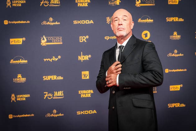LEIPZIG, GERMANY, SEPTEMBER 4, 2026 The 2026 Golden Hen Awards ceremony on the red carpet in Exhibition Hall 1 in Leipzig. At the gala, personalities from the worlds of entertainment, television, music, and sports will be honored Unheilig singer The Count Bernd Graf 2026 Golden Hen Red Carpet