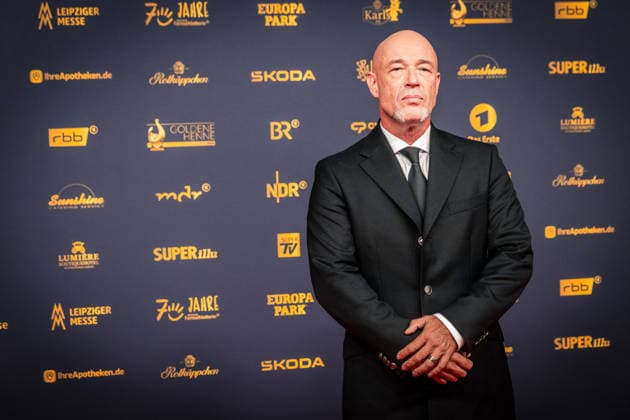 LEIPZIG, GERMANY, SEPTEMBER 4, 2026 The 2026 Golden Hen Awards ceremony on the red carpet in Exhibition Hall 1 in Leipzig. At the gala, personalities from the worlds of entertainment, television, music, and sports will be honored Unheilig singer The Count Bernd Graf 2026 Golden Hen Red Carpet
