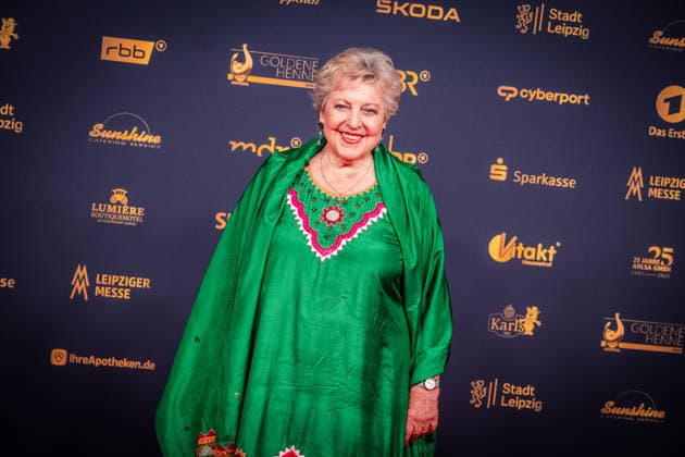 LEIPZIG, GERMANY, SEPTEMBER 4, 2026 The 2026 Golden Hen Awards ceremony on the red carpet in Exhibition Hall 1 in Leipzig. Once again, the gala will honor personalities from the worlds of entertainment, television, music, and sports. Mutter Beimer, Marie Luise Marjan 2026 Golden Hen Awards Red Carpet