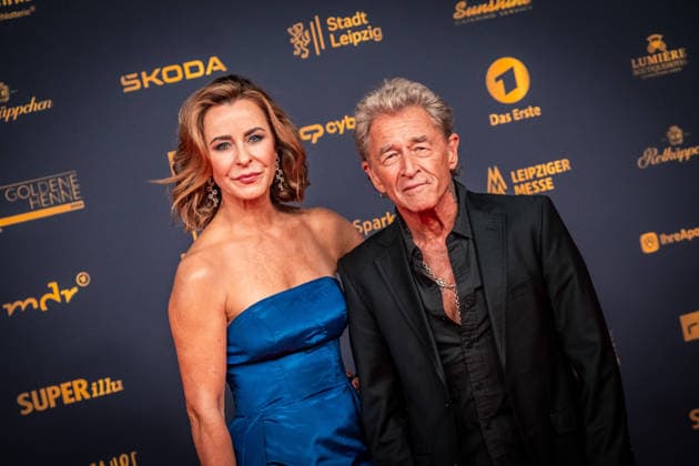 LEIPZIG, GERMANY, SEPTEMBER 4, 2026 The 2026 Golden Hen Awards ceremony on the red carpet in Exhibition Hall 1 in Leipzig. At the gala, personalities from the worlds of entertainment, television, music, and sports will be honored once again Peter Maffay and Bettina Cramer 2026 Golden Hen Red Carpet