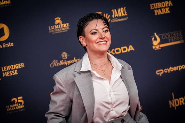 LEIPZIG, GERMANY, SEPTEMBER 4, 2026 The 2026 Golden Hen Awards ceremony on the red carpet in Exhibition Hall 1 in Leipzig. At the gala, personalities from the worlds of entertainment, television, music, and sports will be honored Tahnee 2026 Golden Hen Awards Red Carpet