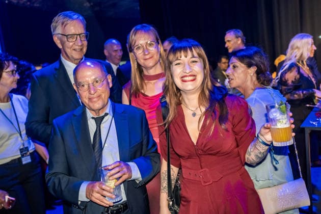 LEIPZIG, GERMANY, SEPTEMBER 4, 2026 The 2026 Golden Hen Awards ceremony in Exhibition Hall 1 in Leipzig. The gala will once again honor personalities from the worlds of entertainment, television, music, and sports. Here is the after-show party with Heidi Reichineck, Gregor Gysi, and Dietmar Bartsch Golden Hen 2026 Red Carpet