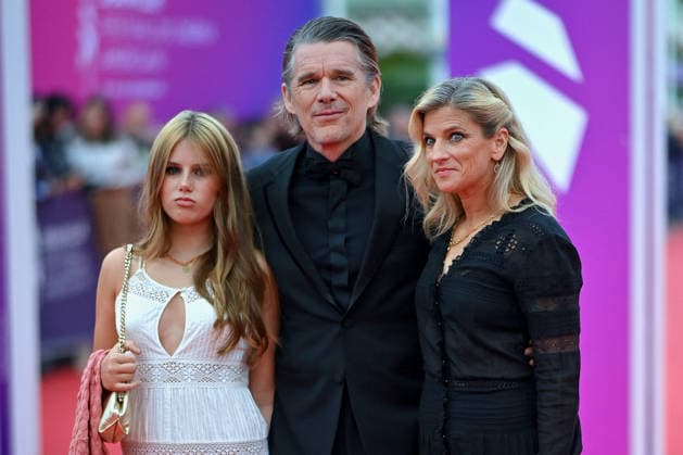 Opening Red Carpet 52nd Deauville American Film Festival FC Indiana Hawke, Ethan Hawke and Ryan Hawke attends the Opening Red Carpet at the 52nd Deauville American Film Festival on September 04, 2026 in Deauville, France. Photo by Franck Castel ABACAPRESS.COM Deauville  Copyright: xCastelxFranck ABACAx