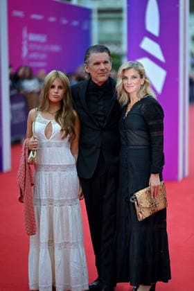 Opening Red Carpet 52nd Deauville American Film Festival FC Indiana Hawke, Ethan Hawke and Ryan Hawke attends the Opening Red Carpet at the 52nd Deauville American Film Festival on September 04, 2026 in Deauville, France. Photo by Franck Castel ABACAPRESS.COM Deauville  Copyright: xCastelxFranck ABACAx