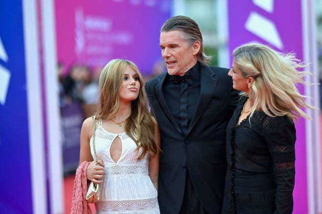 Opening Red Carpet 52nd Deauville American Film Festival FC Indiana Hawke, Ethan Hawke and Ryan Hawke attends the Opening Red Carpet at the 52nd Deauville American Film Festival on September 04, 2026 in Deauville, France. Photo by Franck Castel ABACAPRESS.COM Deauville  Copyright: xCastelxFranck ABACAx