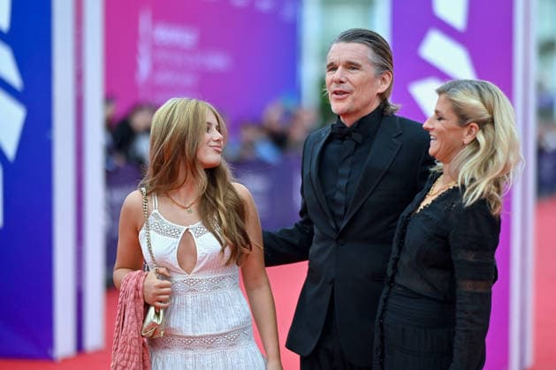 Opening Red Carpet 52nd Deauville American Film Festival FC Indiana Hawke, Ethan Hawke and Ryan Hawke attends the Opening Red Carpet at the 52nd Deauville American Film Festival on September 04, 2026 in Deauville, France. Photo by Franck Castel ABACAPRESS.COM Deauville  Copyright: xCastelxFranck ABACAx
