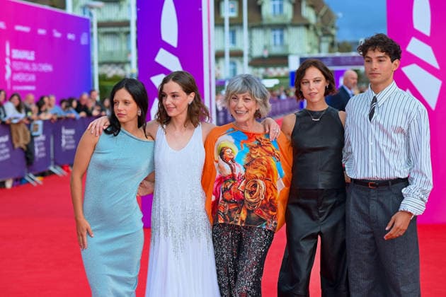 Opening Red Carpet 52nd Deauville American Film Festival FC Manon Clavel, Lio, Marion Barbeau and Sayyid El Alami attends the Opening Red Carpet at the 52nd Deauville American Film Festival on September 04, 2026 in Deauville, France. Photo by Franck Castel ABACAPRESS.COM Deauville  Copyright: xCastelxFranck ABACAx