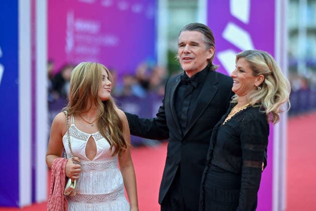 Opening Red Carpet 52nd Deauville American Film Festival FC Indiana Hawke, Ethan Hawke and Ryan Hawke attends the Opening Red Carpet at the 52nd Deauville American Film Festival on September 04, 2026 in Deauville, France. Photo by Franck Castel ABACAPRESS.COM Deauville  Copyright: xCastelxFranck ABACAx