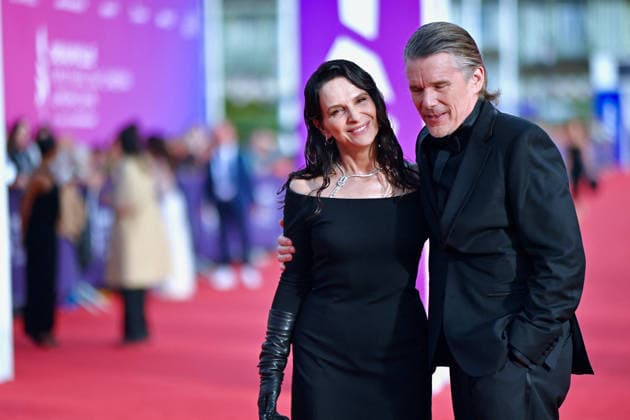 Opening Red Carpet 52nd Deauville American Film Festival FC Juliette Binoche and Ethan Hawke attends the Opening Red Carpet at the 52nd Deauville American Film Festival on September 04, 2026 in Deauville, France. Photo by Franck Castel ABACAPRESS.COM Deauville  Copyright: xCastelxFranck ABACAx