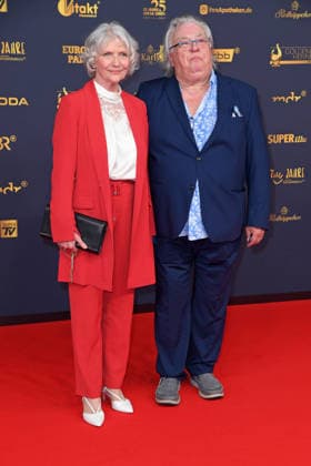 Bernd Stegemann with his girlfriend Renate Kroessner *Red Carpet* 2026 GOLDENE HENNE AWARDS CEREMONY at the Leipzig Trade Fair on September 4, 2026