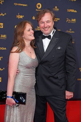 Stephan Grossmann with his wife Lidija Grossmann *Red Carpet* 2026 GOLDENE HENNE AWARDS CEREMONY at the Leipzig Trade Fair on September 4, 2026