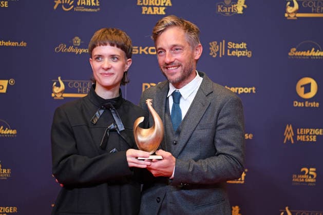 Liv Lisa Fries, Volker Bruch *Award Winners* 2026 GOLDENE HENNE AWARDS CEREMONY at the Leipzig Trade Fair on September 4, 2026