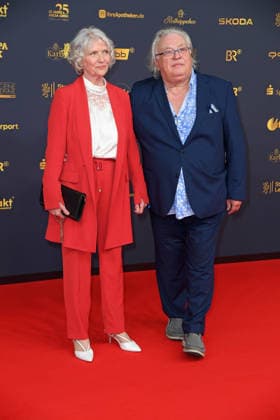 Bernd Stegemann with his girlfriend Renate Kroessner *Red Carpet* 2026 GOLDENE HENNE AWARDS CEREMONY at the Leipzig Trade Fair on September 4, 2026