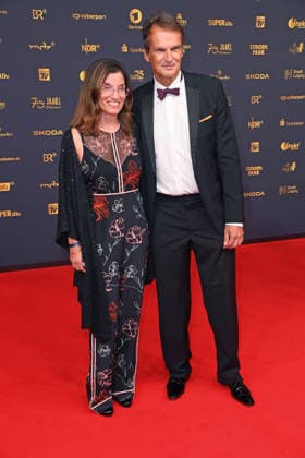 Klaus Brinkbäumer with his wife Samiha Shafy *Red Carpet* 2026 GOLDENE HENNE AWARDS CEREMONY at the Leipzig Trade Fair on September 4, 2026