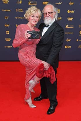 Anne Kasprik with her husband Oren Schmuckler *Red Carpet* 2026 GOLDENE HENNE AWARDS CEREMONY at the Leipzig Trade Fair on September 4, 2026