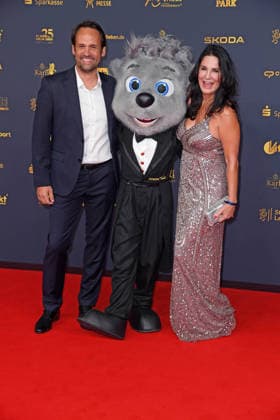 Mariella Ahrens with her boyfriend Marco van Dre *Red Carpet* 2026 GOLDENE HENNE AWARDS CEREMONY at the Leipzig Trade Fair on September 4, 2026