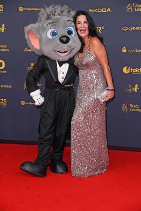 Mariella Ahrens *Red Carpet* 2026 GOLDENE HENNE AWARDS CEREMONY at the Leipzig Trade Fair on September 4, 2026
