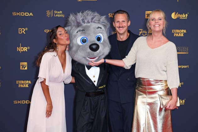 Amy Mussul, Johannes Hendrik Langer, Melanie Marschke *Red Carpet* 2026 GOLDENE HENNE AWARDS CEREMONY at the Leipzig Trade Fair on September 4, 2026