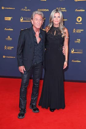 Peter Maffay with his wife Hendrikje Balsmeyer *Red Carpet* 2026 GOLDENE HENNE AWARDS CEREMONY at the Leipzig Trade Fair on September 4, 2026