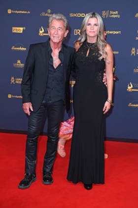 Peter Maffay with his wife Hendrikje Balsmeyer *Red Carpet* 2026 GOLDENE HENNE AWARDS CEREMONY at the Leipzig Trade Fair on September 4, 2026