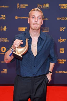 Felix Lobrecht *Award Winner* 2026 GOLDENE HENNE AWARDS CEREMONY at the Leipzig Trade Fair on September 4, 2026