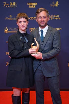 Liv Lisa Fries, Volker Bruch *Award Winners* 2026 GOLDENE HENNE AWARDS CEREMONY at the Leipzig Trade Fair on September 4, 2026