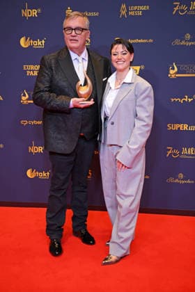 Hape Kerkeling, Tahnee Schaffarczyk *Award Winners* 2026 GOLDENE HENNE AWARDS CEREMONY at the Leipzig Trade Fair on September 4, 2026