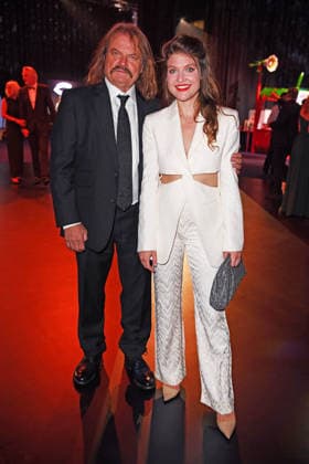 Leslie Mandoki with her daughter Lara Mandoki *After-Show Party* 2026 GOLDENE HENNE AWARDS CEREMONY at the Leipzig Trade Fair on September 4, 2026