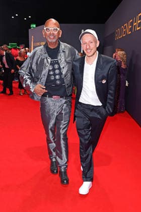 Pierre Sanoussi Bliss with his friend Dennis Ortmann *After-show party* 2026 GOLDENE HENNE AWARDS CEREMONY at the Leipzig Trade Fair on September 4, 2026