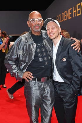 Pierre Sanoussi Bliss with his friend Dennis Ortmann *After-show party* 2026 GOLDENE HENNE AWARDS CEREMONY at the Leipzig Trade Fair on September 4, 2026