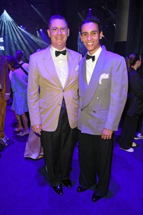Andrej Hermlin with his son David Hermlin *After-Show Party* 2026 GOLDENE HENNE AWARDS CEREMONY at the Leipzig Trade Fair on September 4, 2026
